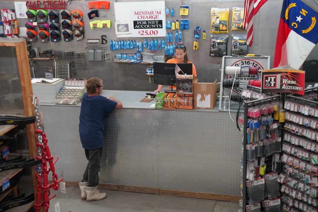 Gulfstream Steel Supply Store Counter